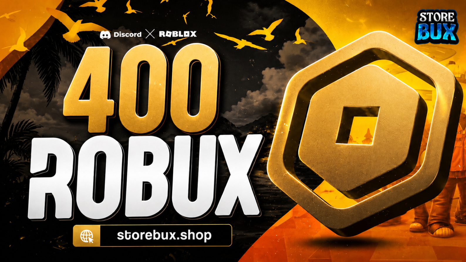 400 ROBUX + BRINDE
