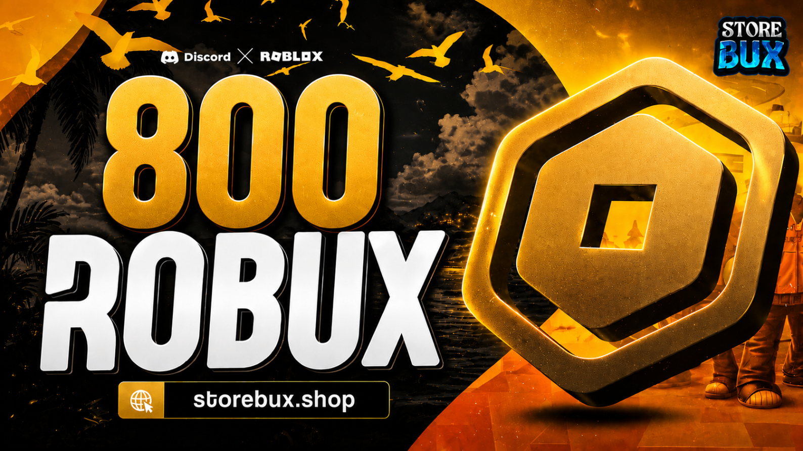800 ROBUX + BRINDE